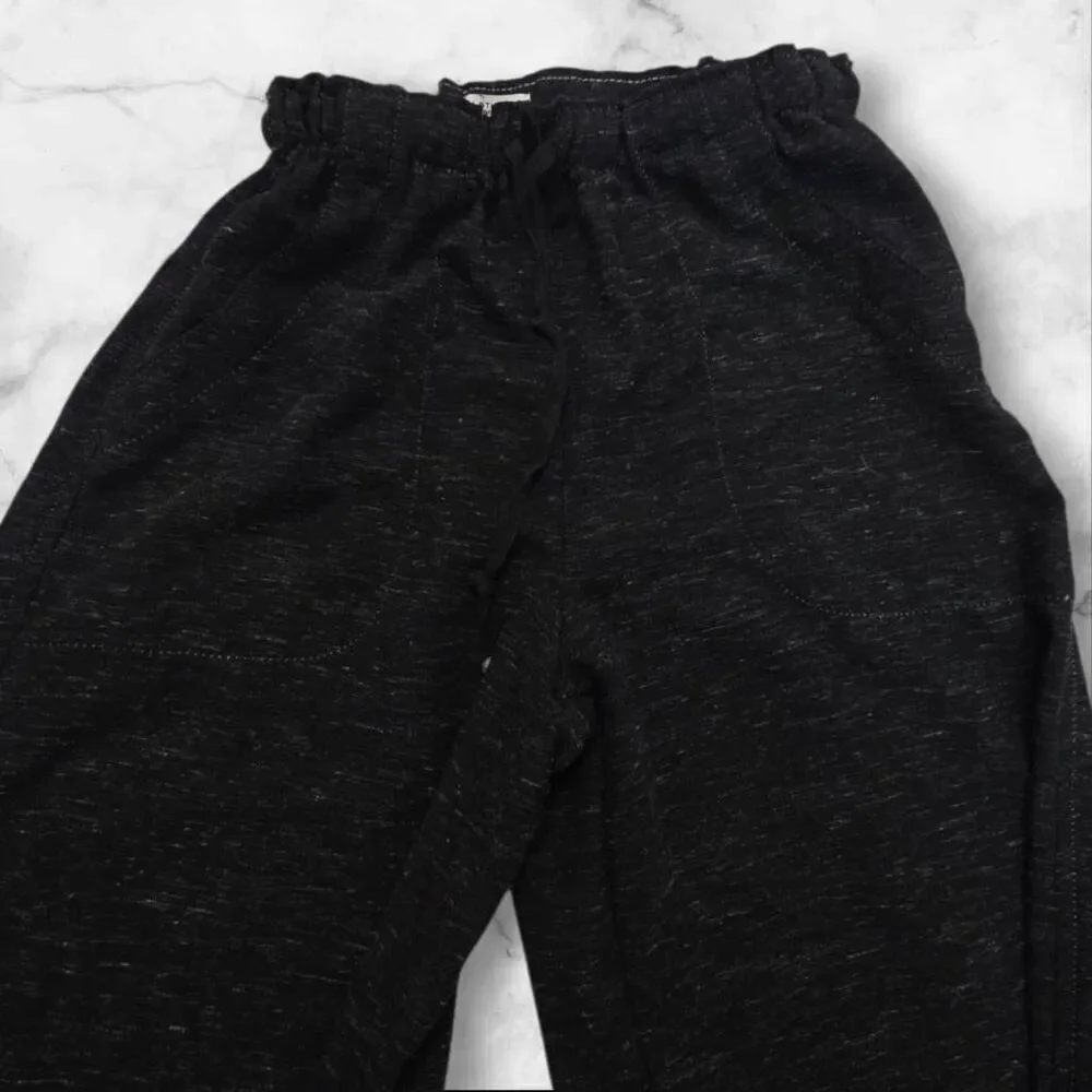 Max Studio Size XS Heathered Black Flare Pants